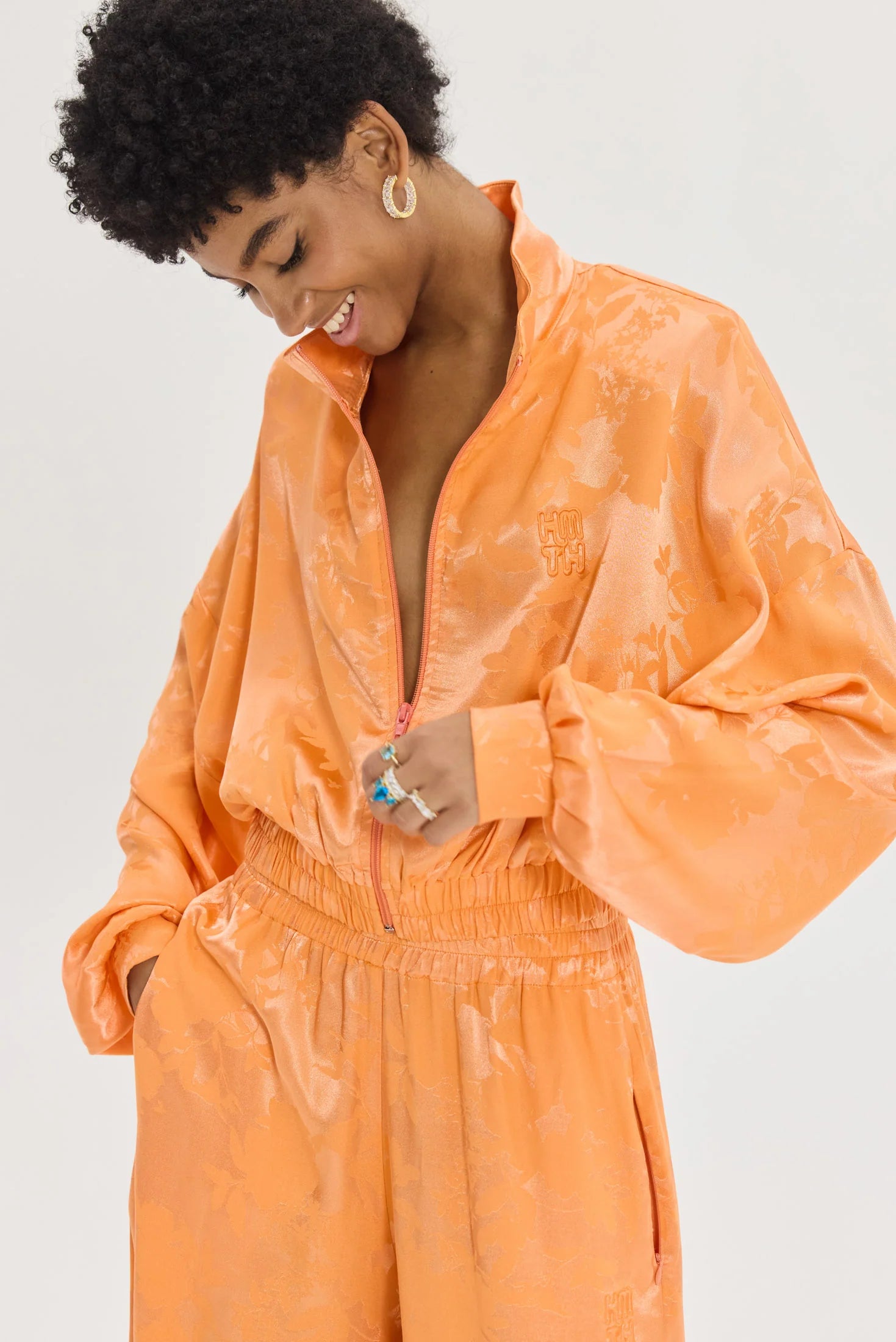 Peacock Pants (Orange)