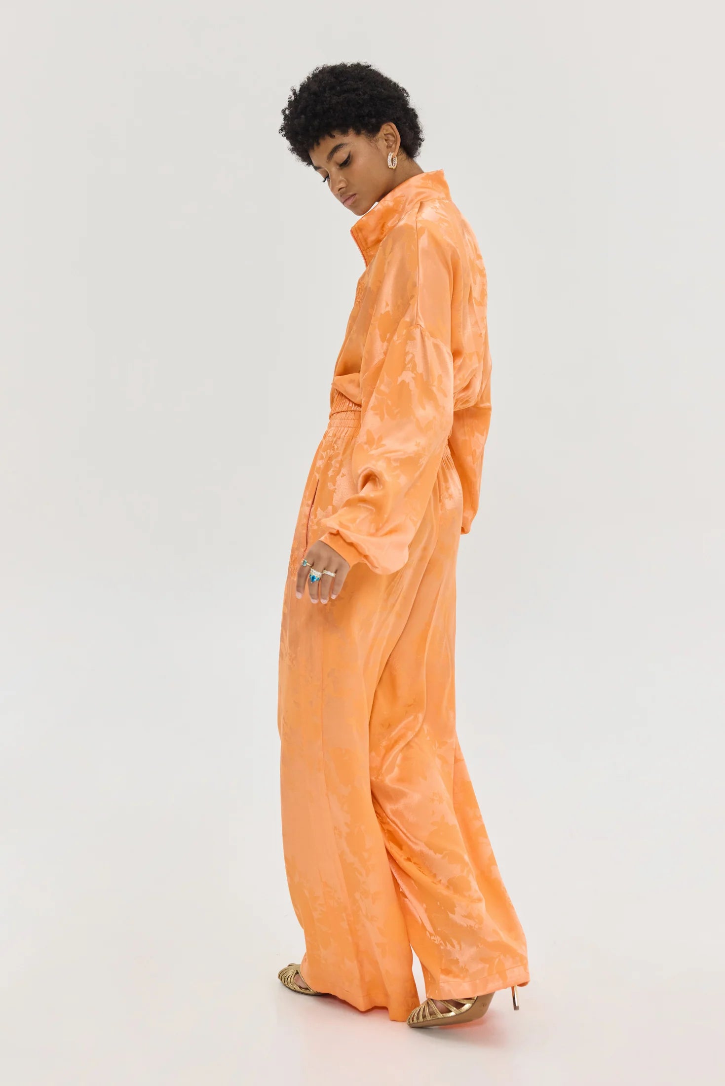 Peacock Pants (Orange)