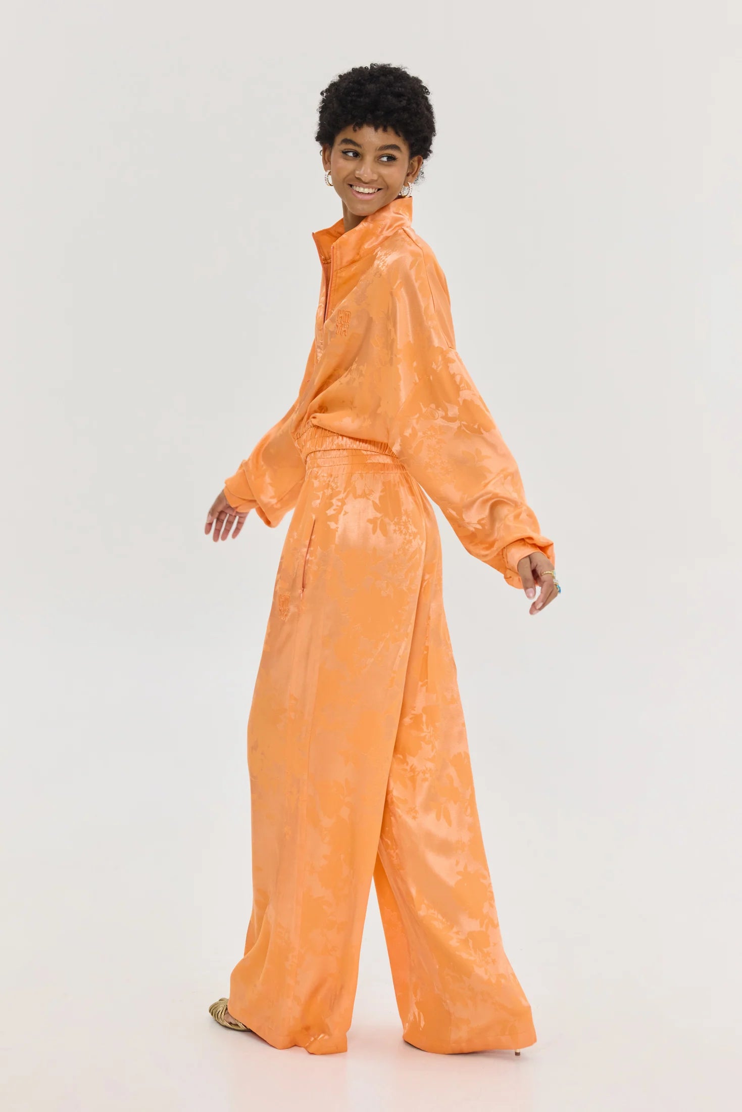 Peacock Pants (Orange)