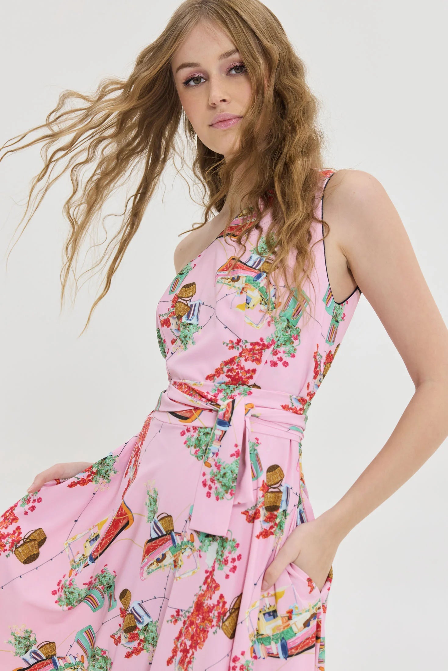 Calliroe Dress (Pink)
