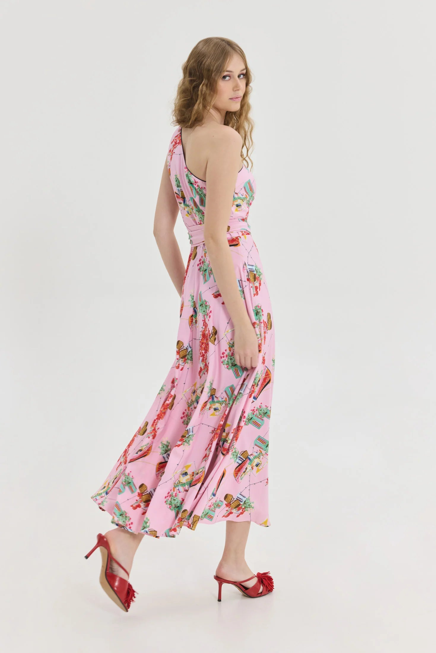 Calliroe Dress (Pink)