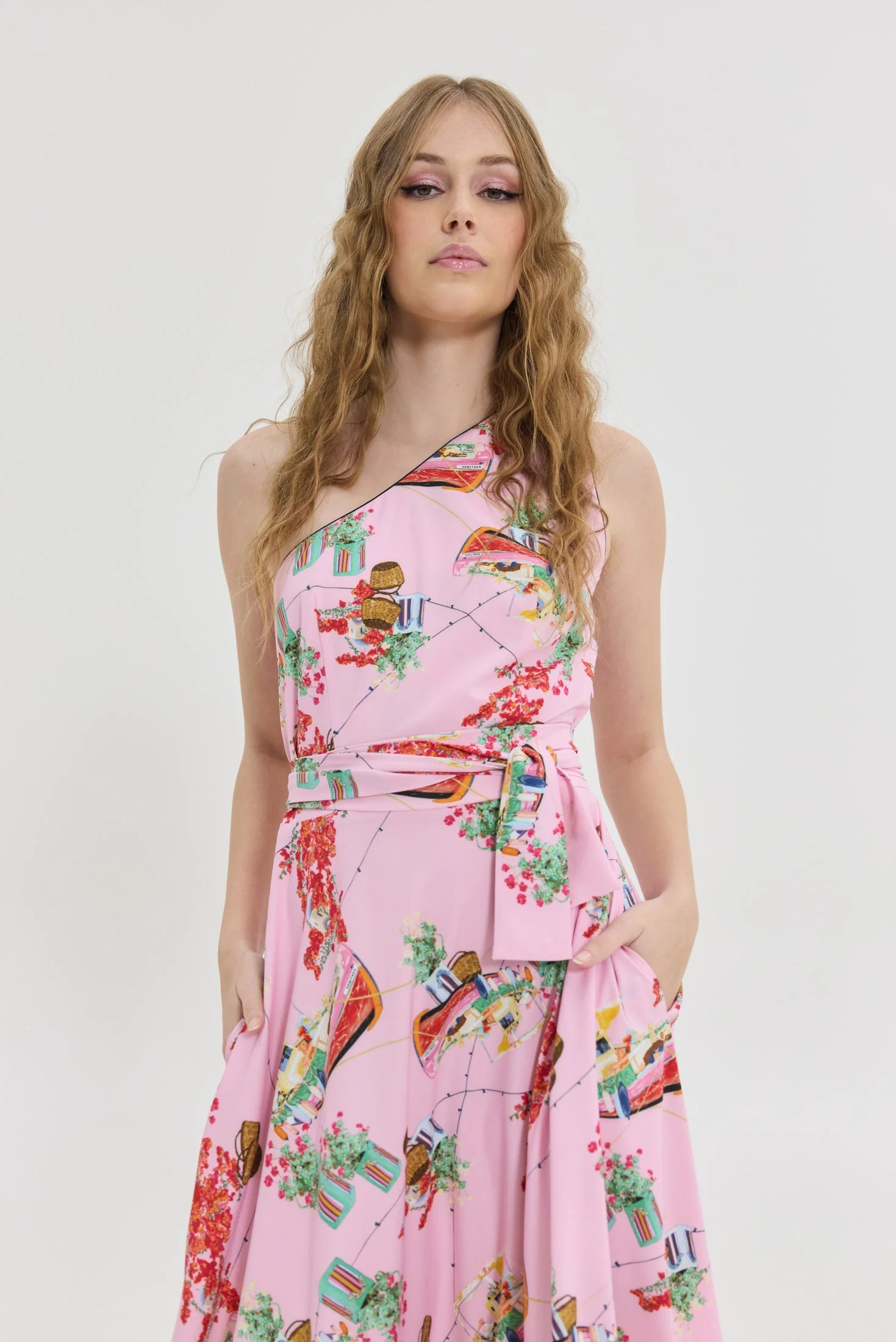 Calliroe Dress (Pink)