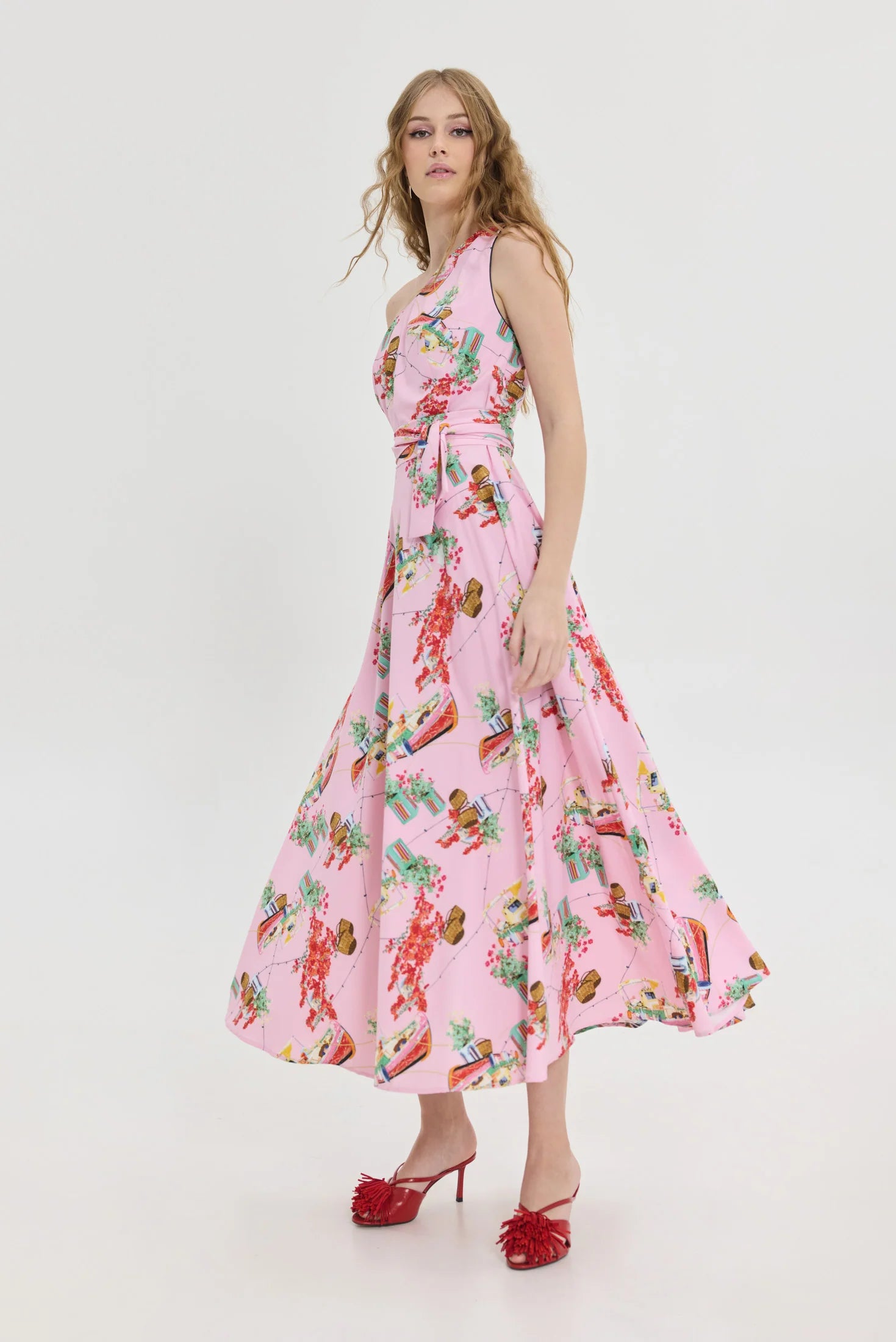 Calliroe Dress (Pink)