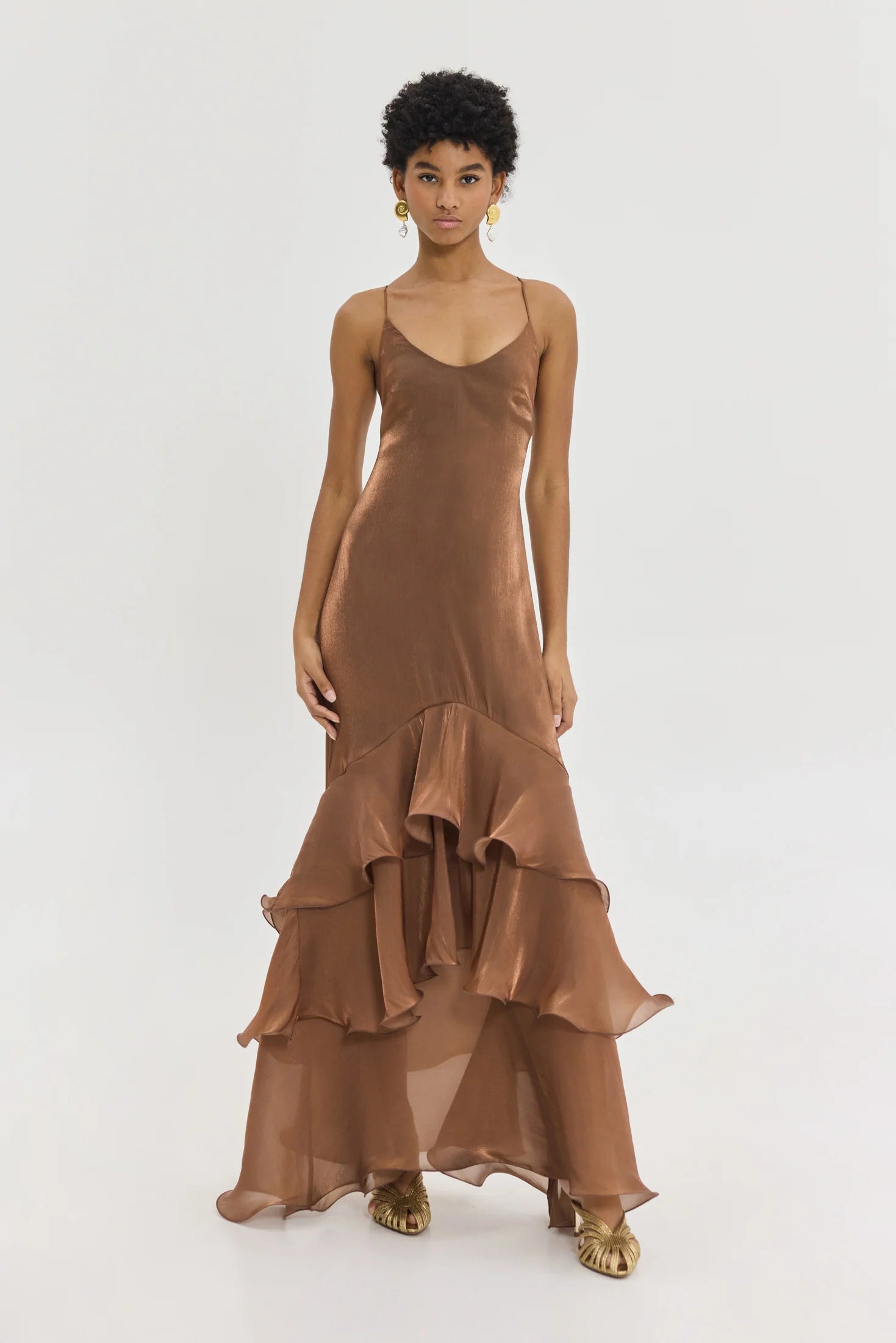 Olsi Dress (Brown)