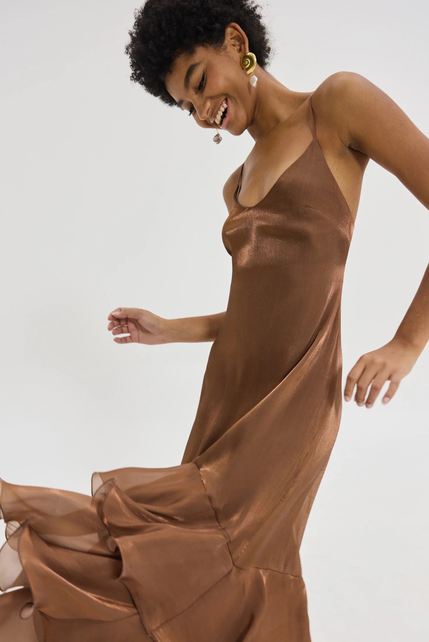Olsi Dress (Brown)
