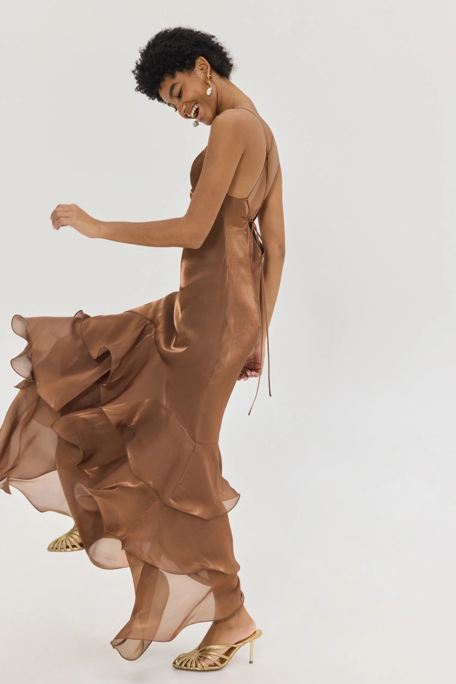 Olsi Dress (Brown)
