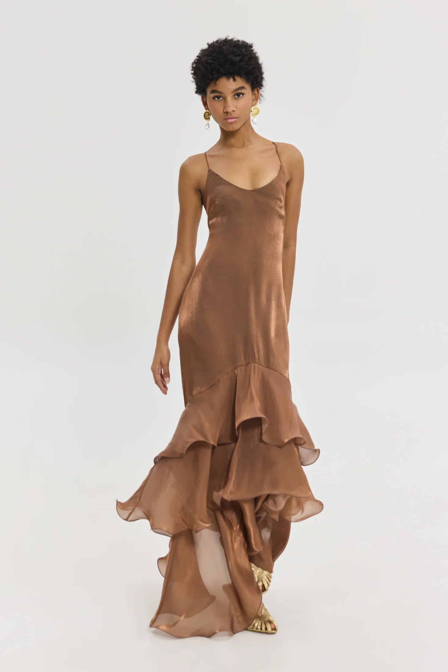 Olsi Dress (Brown)