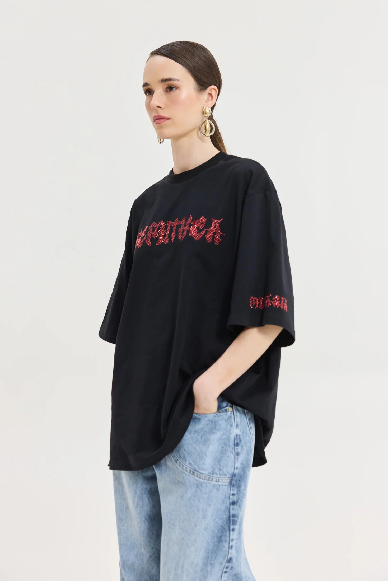 Cheetah Black T-Shirt (Metal Vibes)