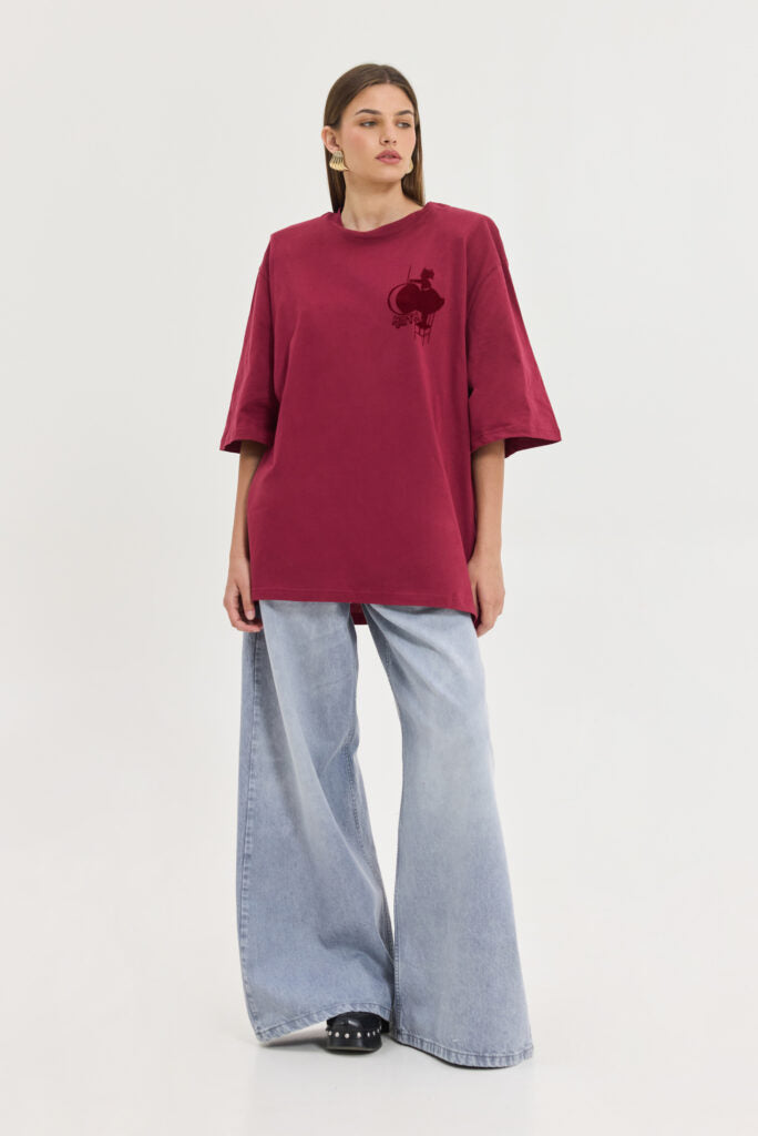 Sahara T-Shirt (Bordeaux)