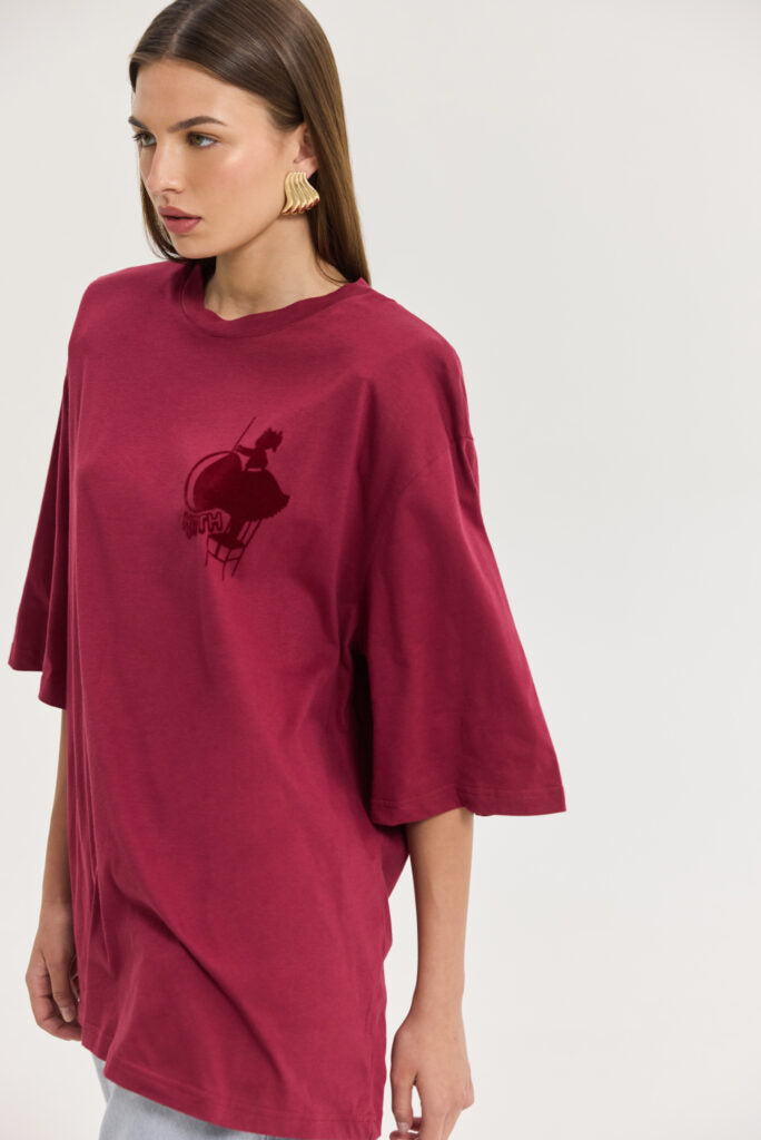 Sahara T-Shirt (Bordeaux)