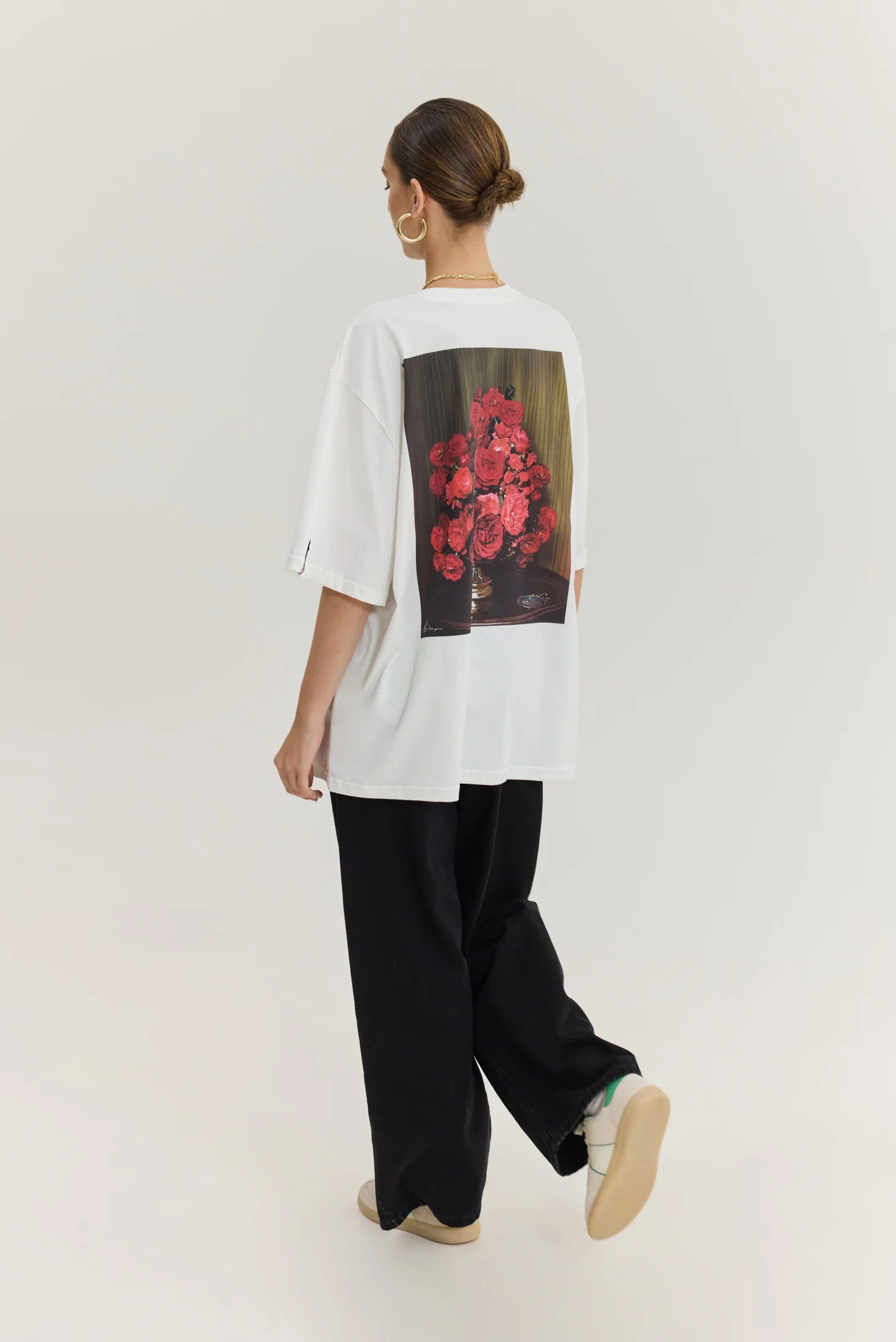 Cheetah T-Shirt (Vase With Roses)