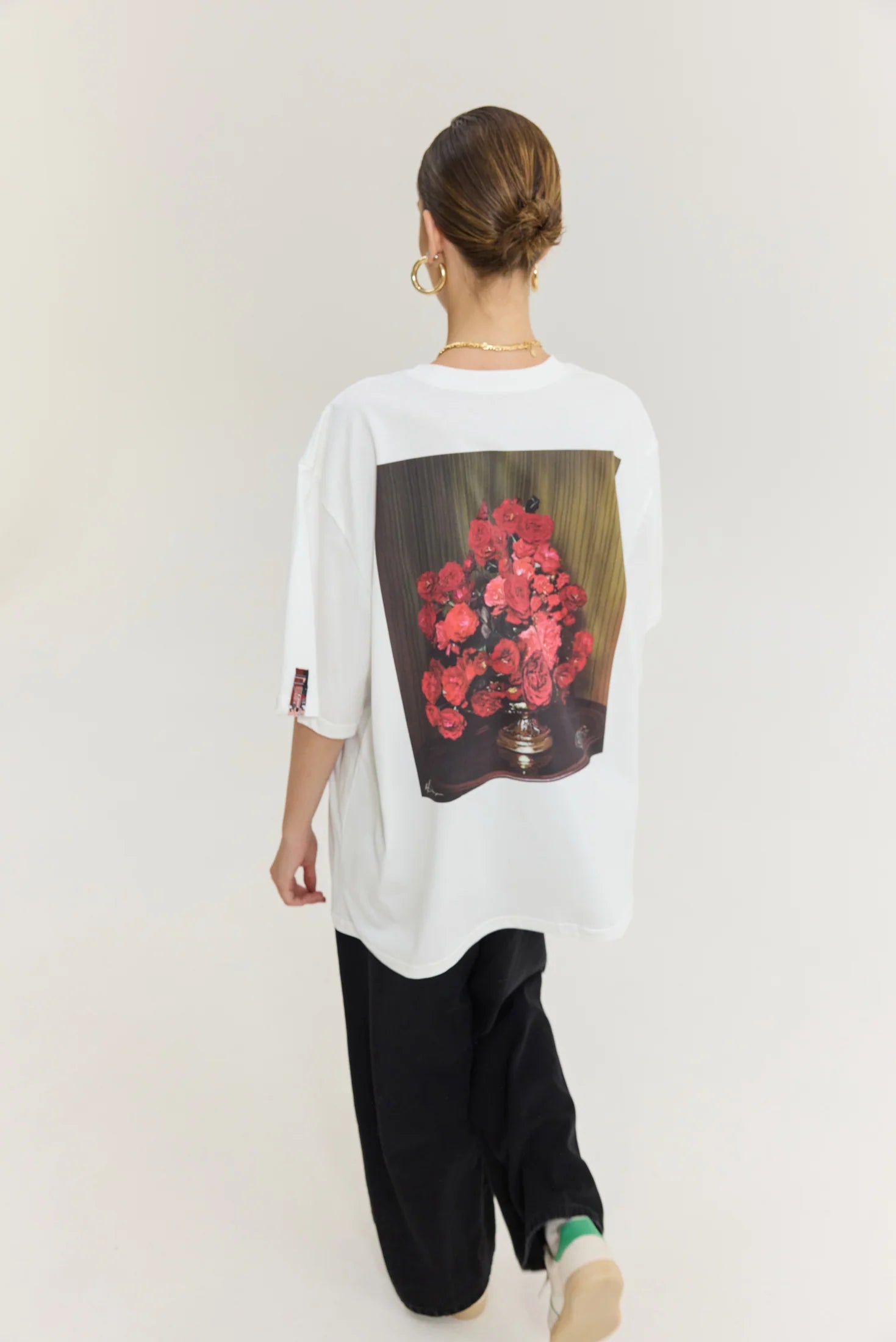 Cheetah T-Shirt (Vase With Roses)