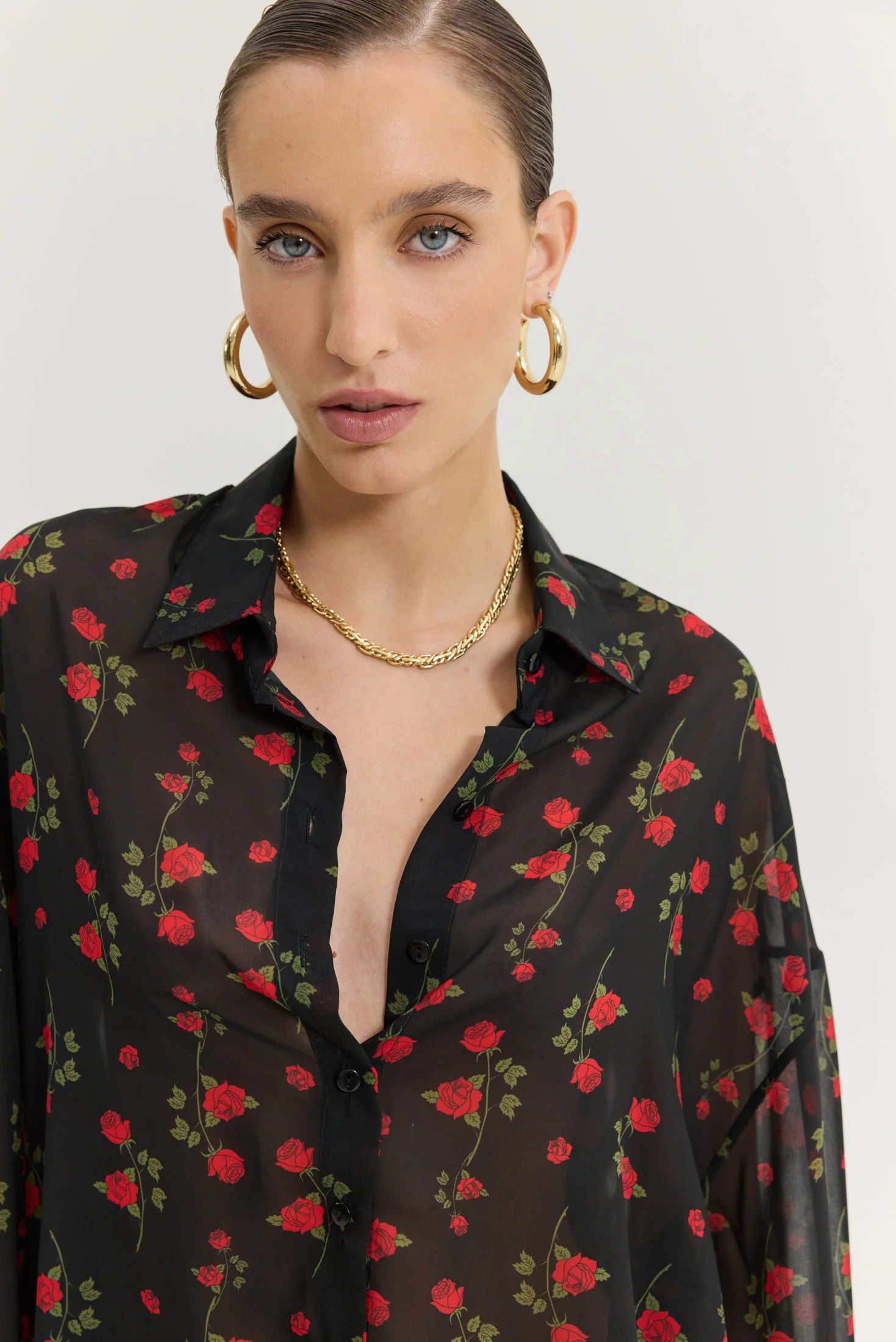 Heather Shirt (Hidden Rose Black)