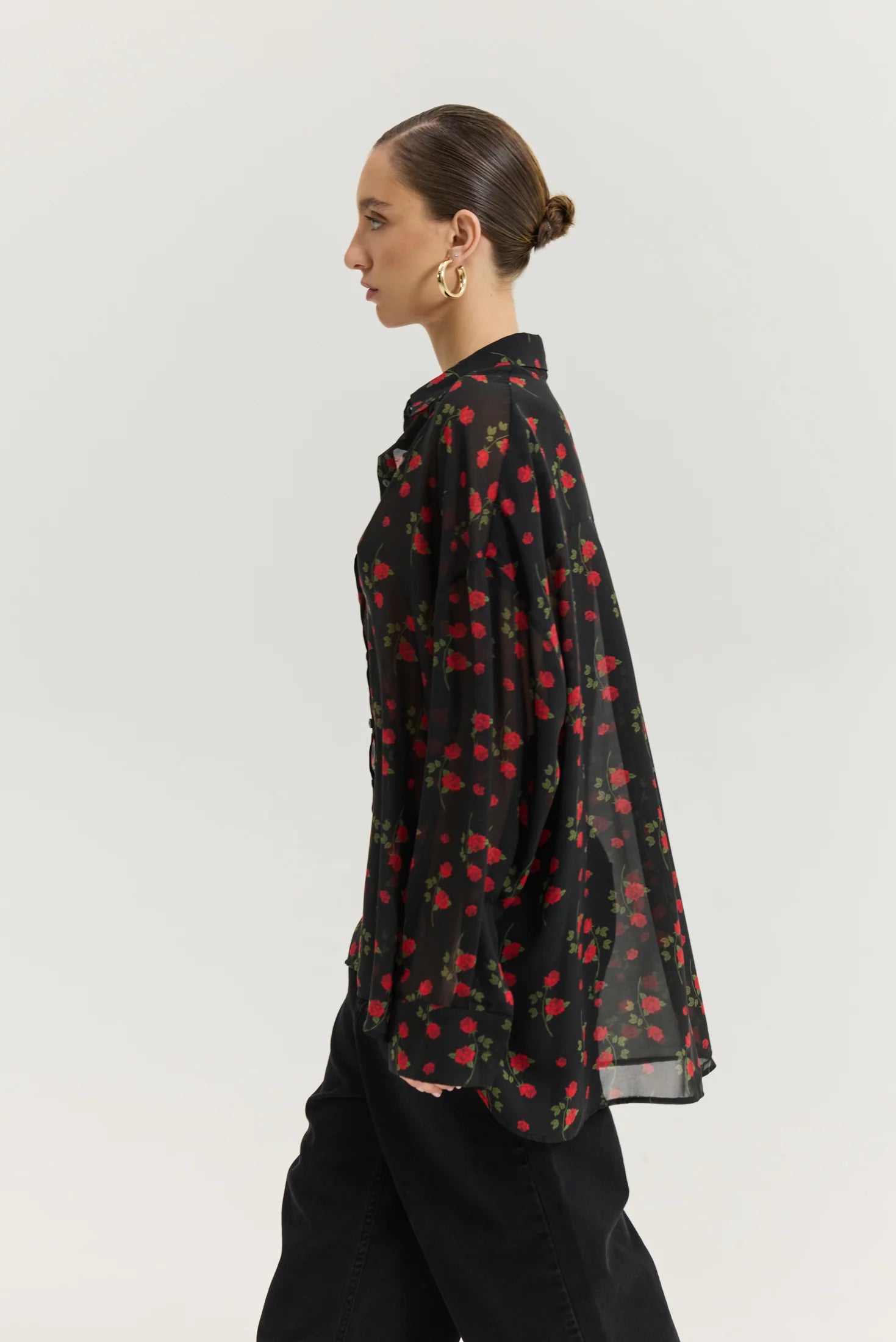 Heather Shirt (Hidden Rose Black)