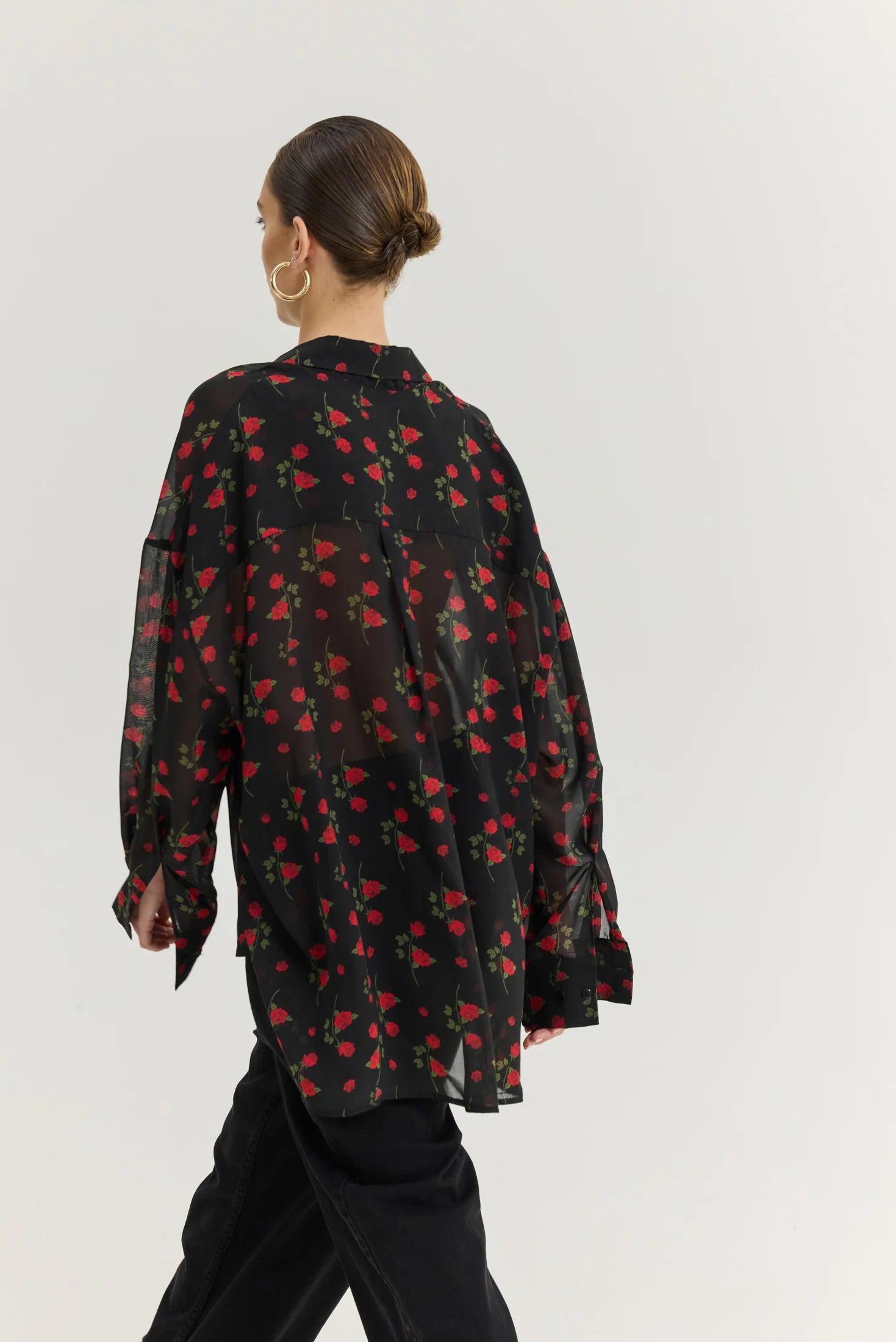 Heather Shirt (Hidden Rose Black)