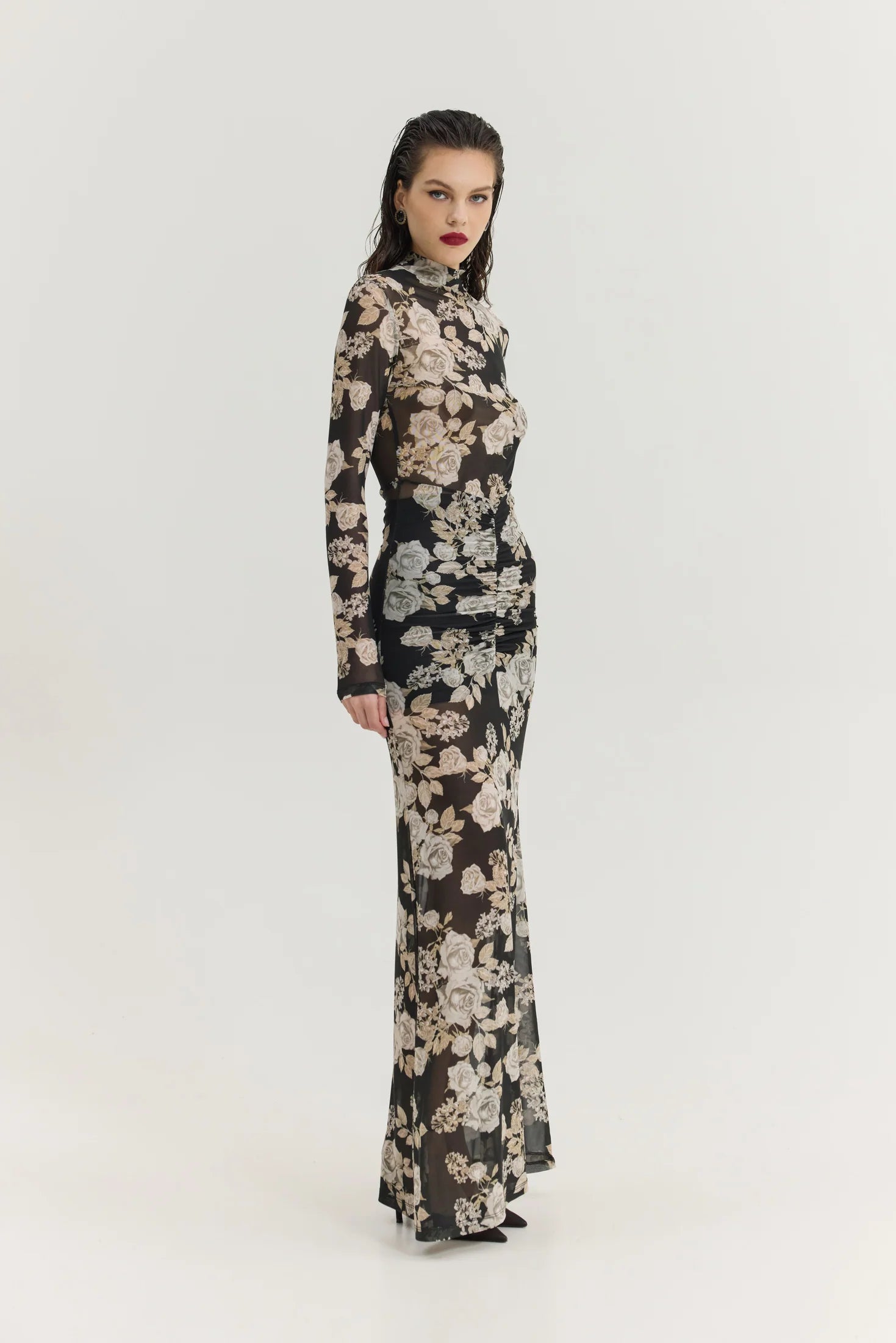 Mandarino Dress (Black)