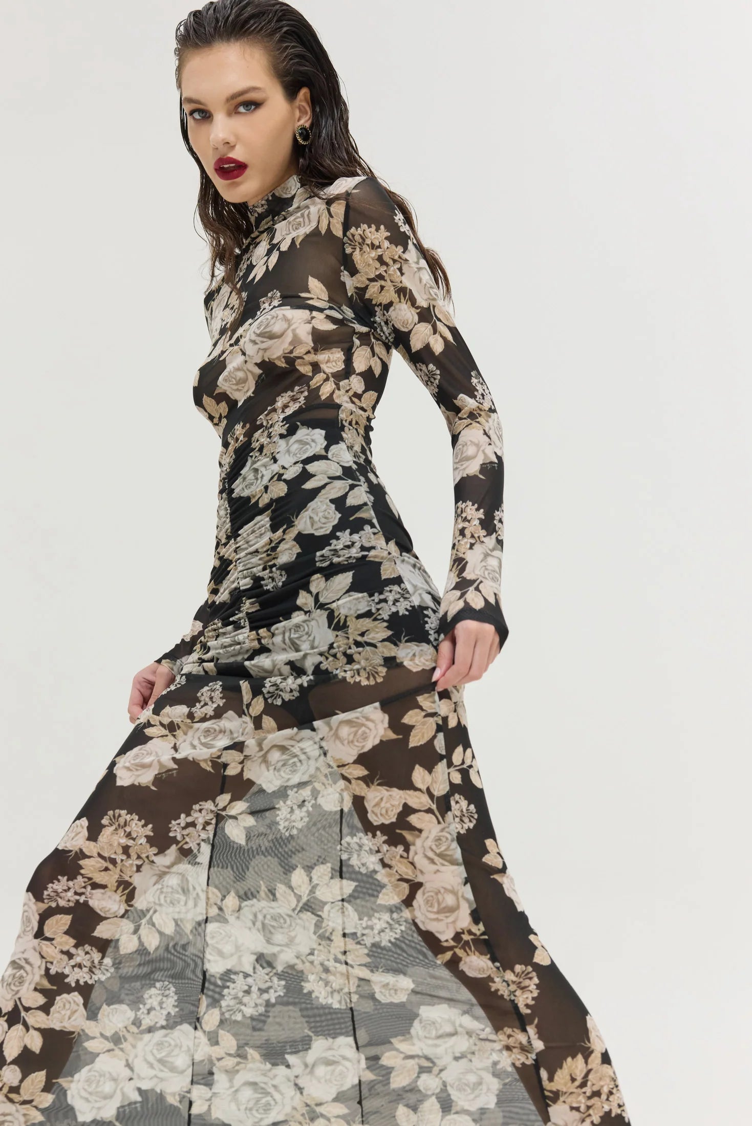 Mandarino Dress (Black)