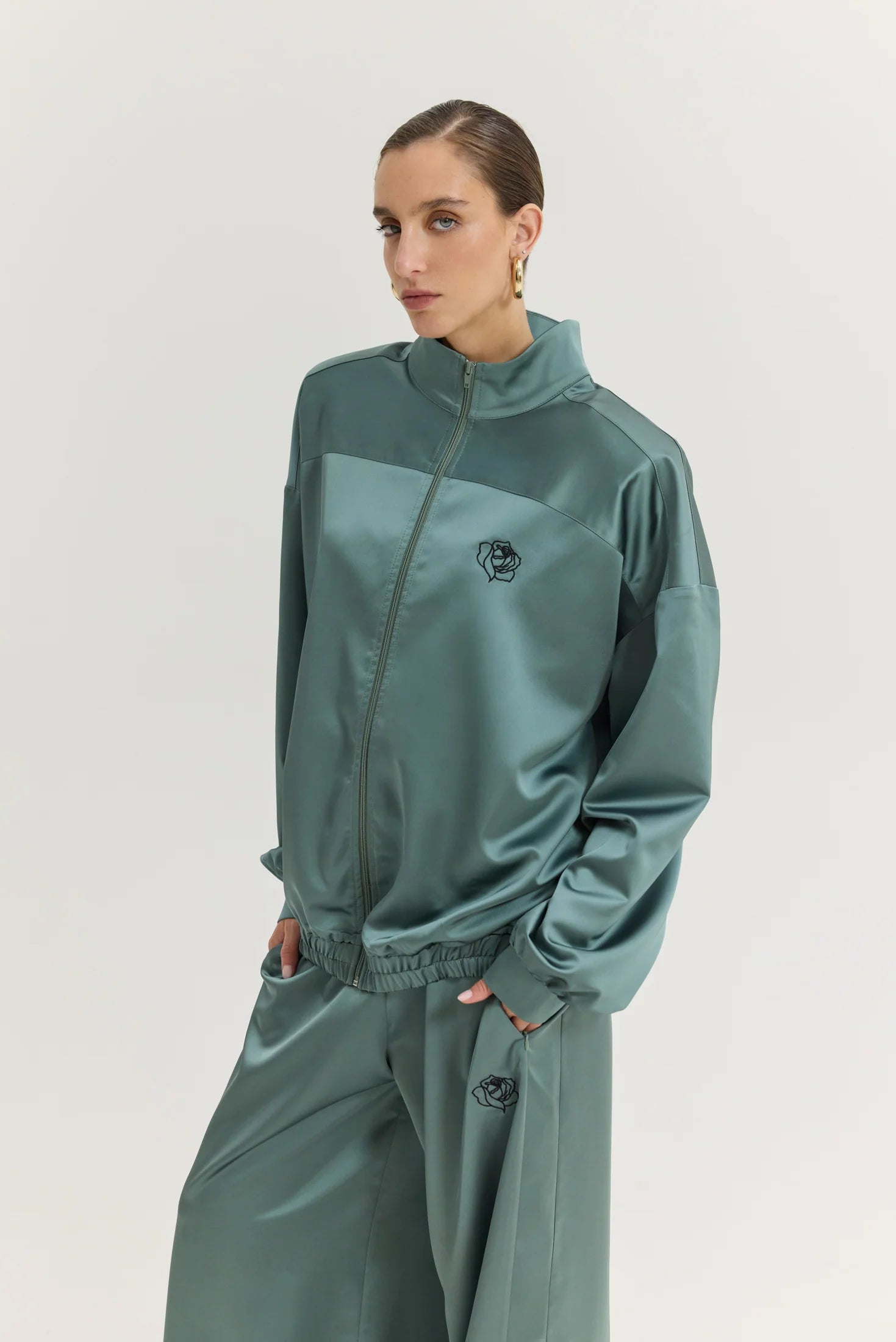 Peacock Pants (Dark Teal)