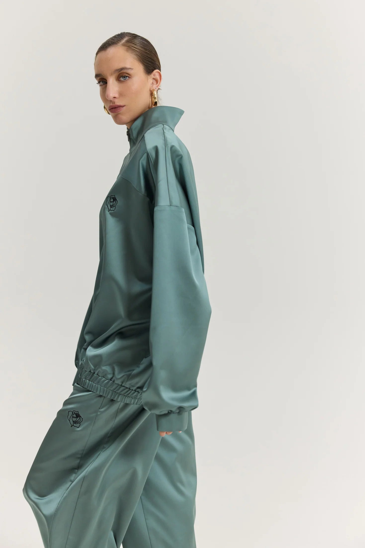 Peacock Pants (Dark Teal)