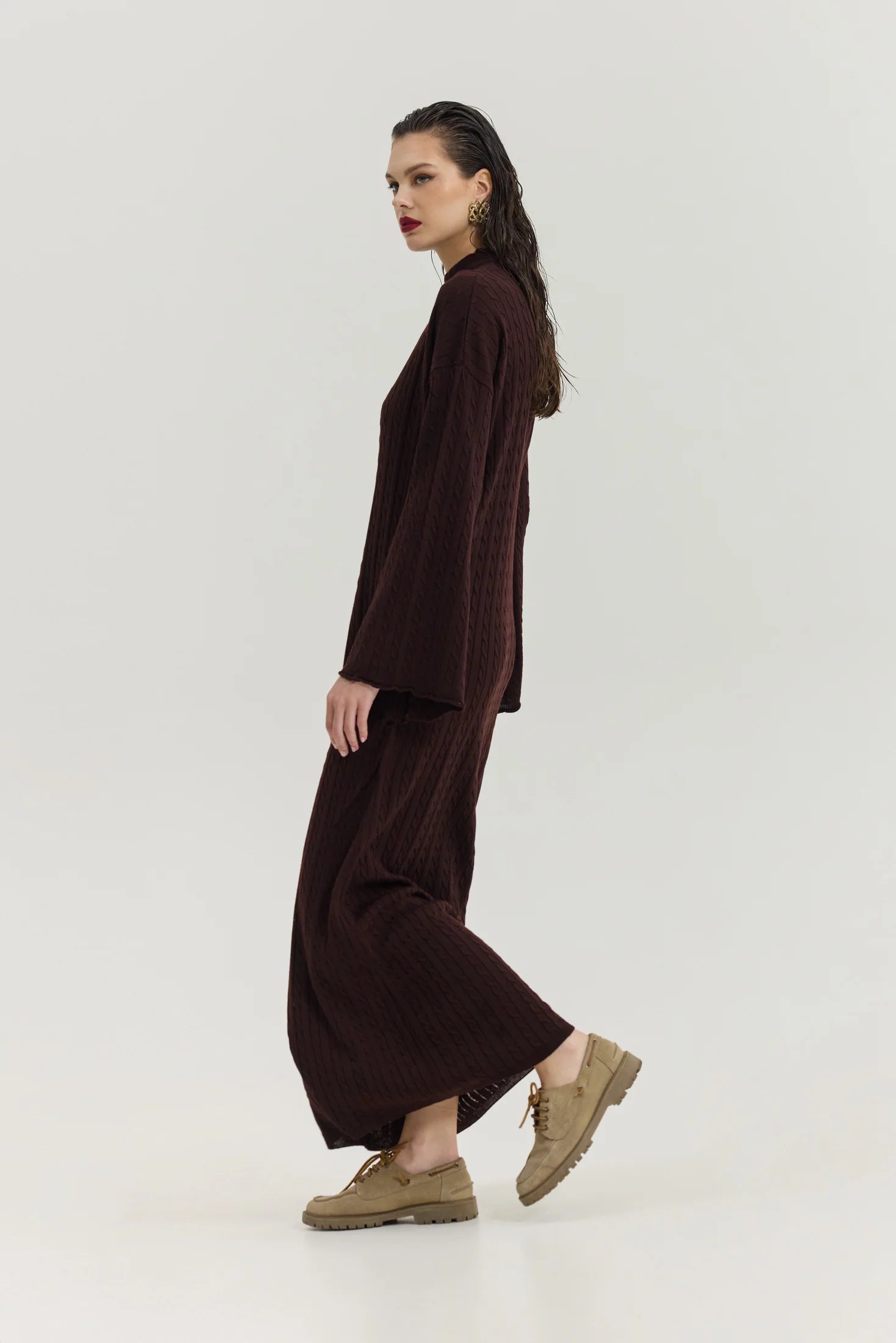 Aviation Dress (Brown)