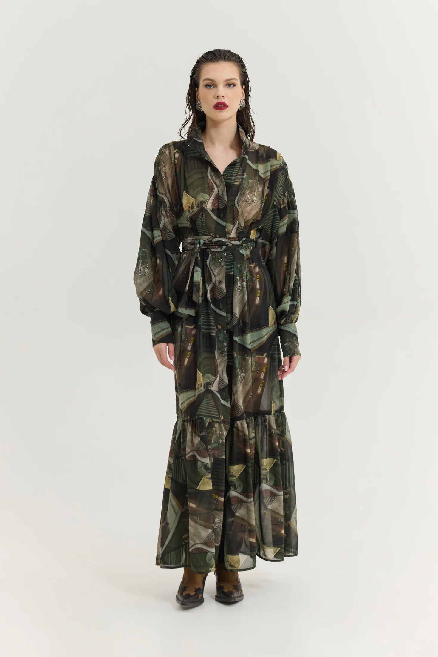 Bramble Dress (Khaki)