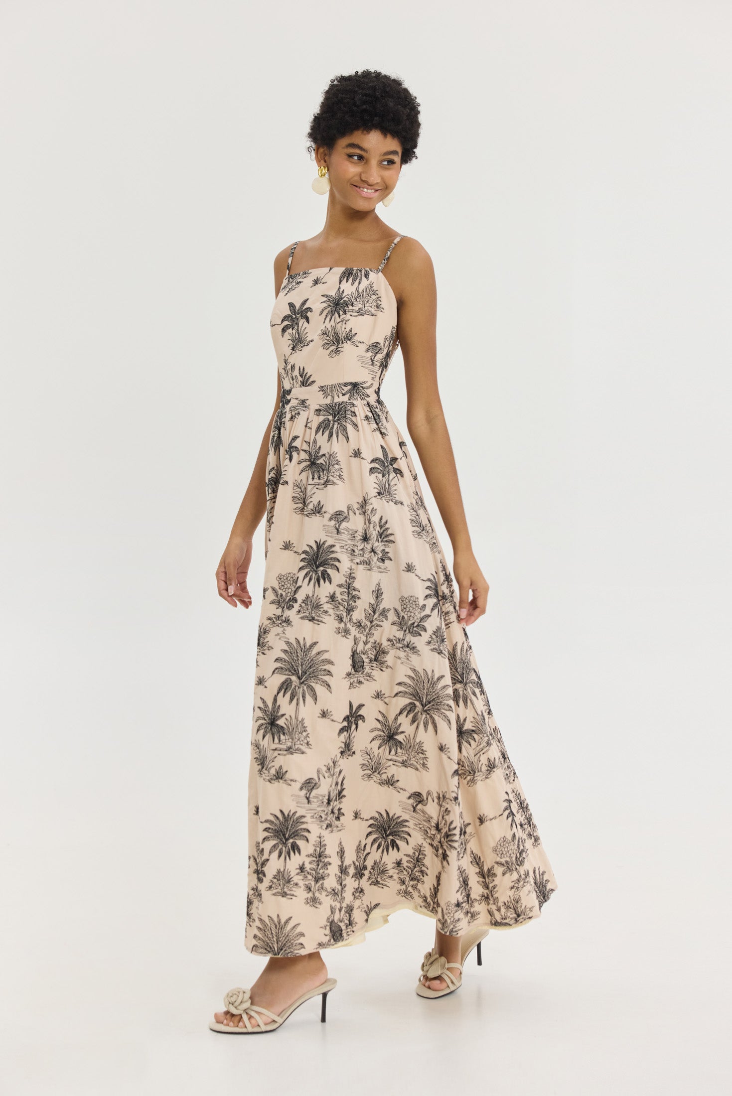 Mary Dress (Beige)