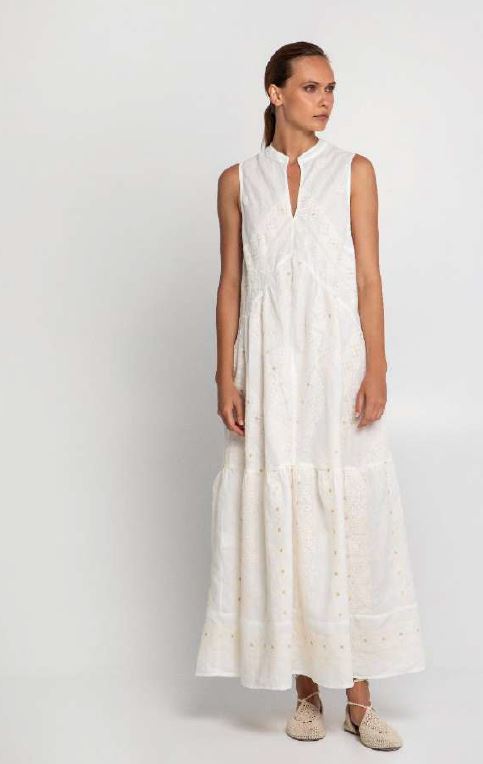 White Sleeveless Dress