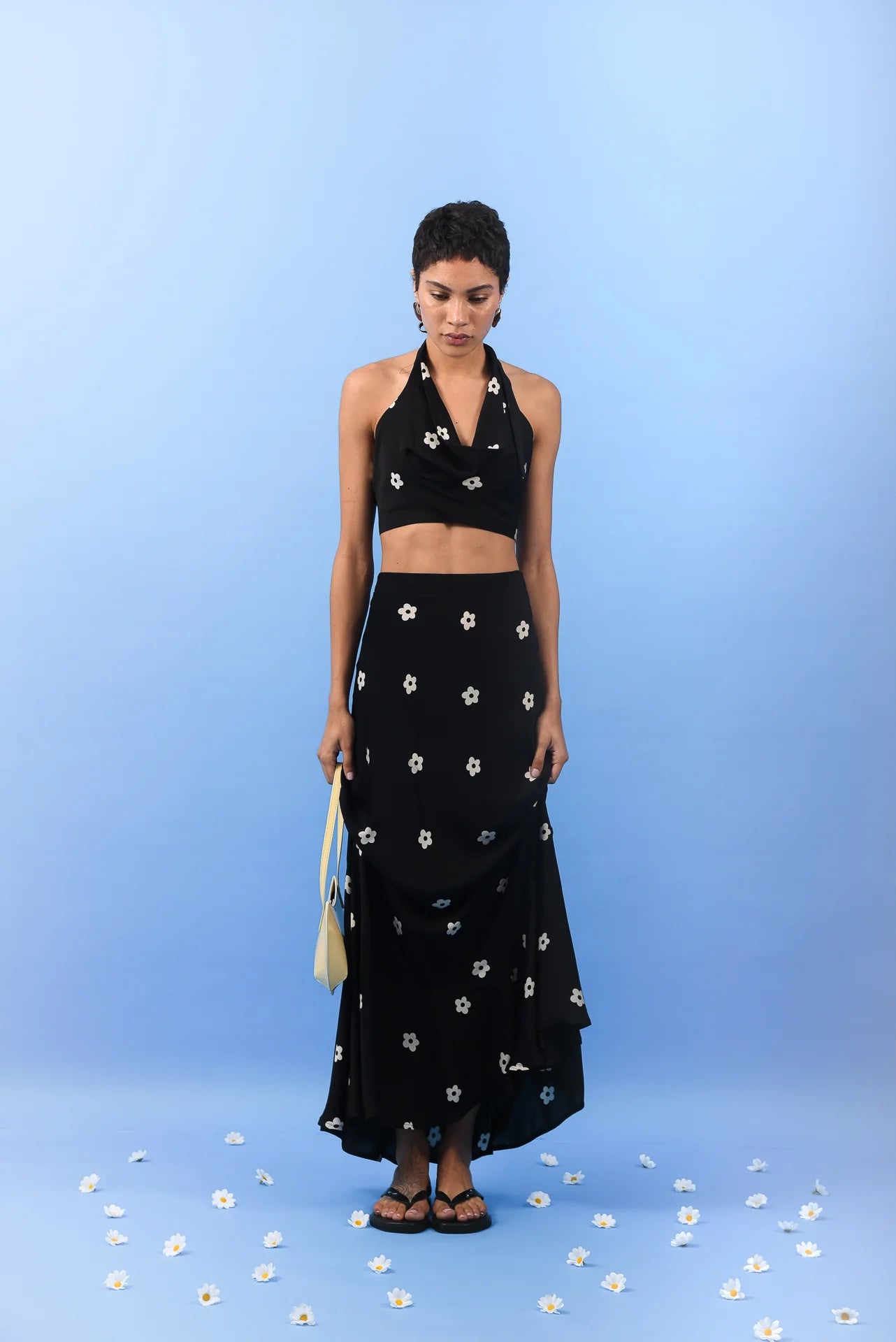DAISY TOP BLACK